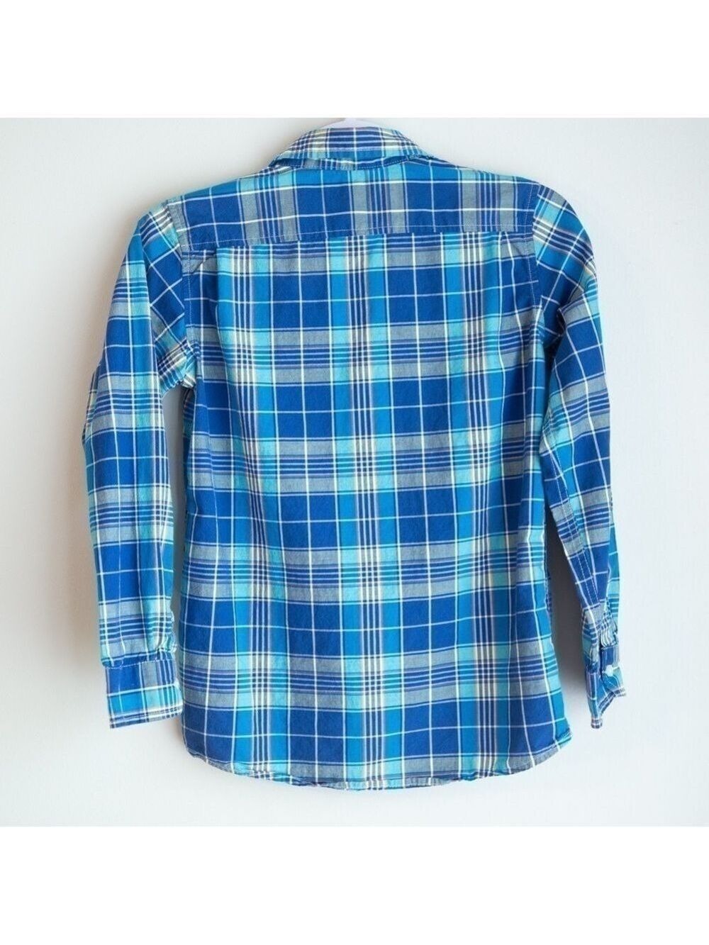 3 For $10 The Children's Place Plaid Button Down Long Sleeve boy's size large - Picture 2 of 4